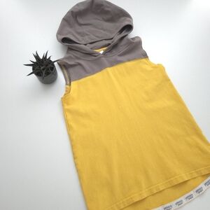 Peekaboo Beans Yellow Grey Tides Out Tank size 10